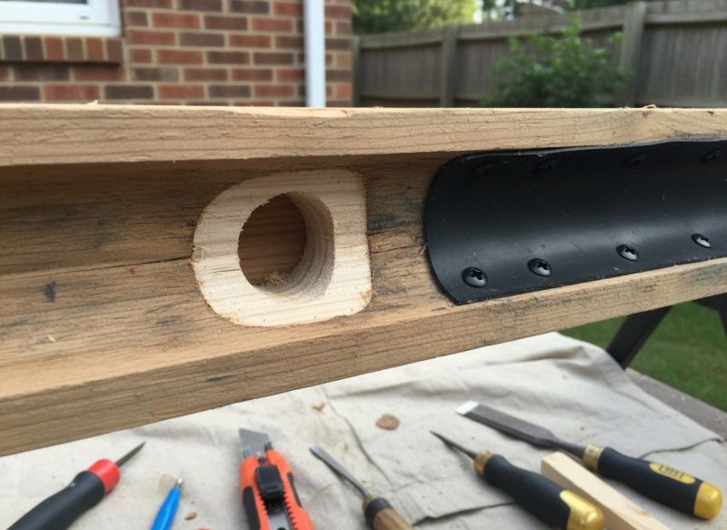 Wood Gutter Installation